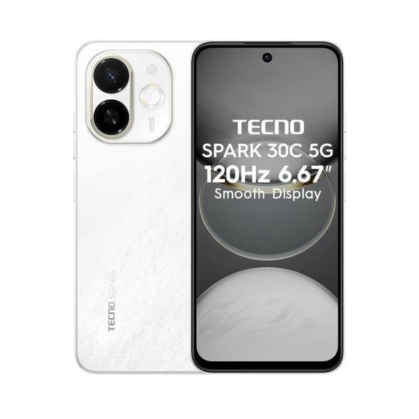 Tecno Spark 30C 5G (Aurora Cloud, 4GB + 64GB)